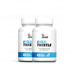 Milk Thistle -DEVEDİKENİ EKSTRESİ 60 Kapsül Zeus Nutrition x 2 ADET 